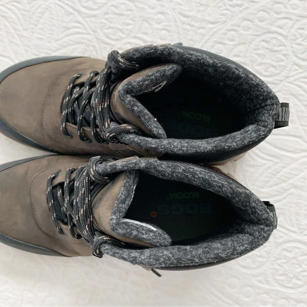 BOGS‎ Men's Arcata Urban Leather Mid Snow Boots, Chocolate